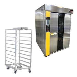 Horno fácil de usar para hornear pan, 32 bandejas con motor de carro, horno rotativo de 1,5 Hp para horno de panadería, fabricado en fábrica de Vietnam - Product Image 1