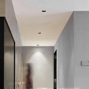 ไฟดาวน์ไลท์แบบฝังฝ้าเพดาน VireonSquare ดีไซน์ไร้ขอบ 12W อะลูมิเนียม COB 4000K แสงวอร์มไวท์ 3000K IP65/IP54 ได้รับการรับรองมาตรฐาน ETL สำหรับโรงแรม - Product Image 4