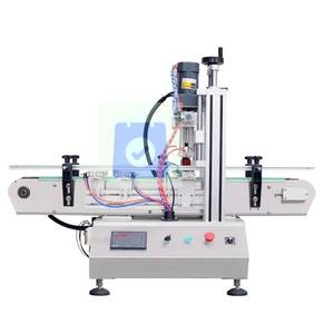 Machine de vissage automatique électrique linéaire pour bouchons de bouteilles en plastique, avec visseuse Chubby Gorilla, pour le capsulage de cartons métalliques, moteur OEM, pour l'industrie alimentaire, modèle Easy 1 - Product Image 1