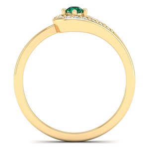 REYES – bagues exquises en argent sterling 925, moissanite, pierre précieuse émeraude de haute qualité, bijoux fins pour femmes, cadeaux d'anniversaire - Product Image 4