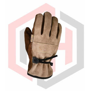 Guantes de Trabajo Resistentes de Cuero Marrón MH-1084 MH EXPORT IMPORT 2025, Cómodos para Trabajos al Aire Libre, Jardinería, Soldadura y Seguridad - Product Image 4