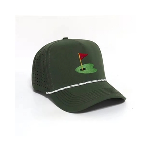 OEM Service B2B Supplier Golf Hats Personalized Embroidery Logo 5 Panel Structured Twisted Rope <b>Caps</b> Vietnam Bulk Provide - Product Image 2