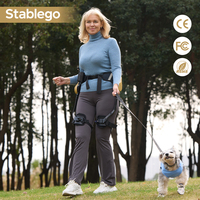 Stablego SP-H-1.0 2kg Exosquelette de randonnée pliable, étanche, rechargeable, à ajustement intelligent IA à 6 niveaux, multi-outils