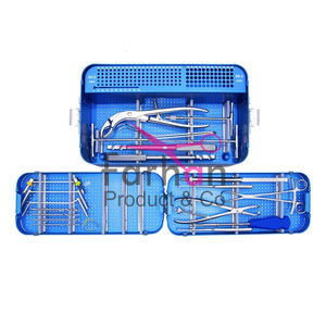 Kit d'instruments de chirurgie générale en acier inoxydable, outils chirurgicaux dentaires, pinces dentaires, élévateur radiculaire - Product Image 1