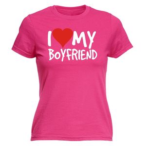 I <b>Love</b> My Boyfriend WOMENS T-SHIRT Girlfriend BF tshirts make <b>your</b> own custom logo printed tshirts female - Product Image 5
