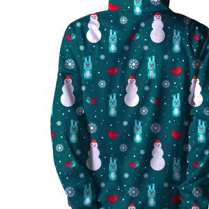 2025 última llegada Sudadera con capucha de sublimación ligera personalizada para hombres impresión de alta calidad suministro a granel al por mayor - Product Image 4