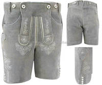 Lederhosen traditionnel bavarois allemand personnalisé 2024, vêtements décontractés pour hommes et garçons, léger, non tissé, taille haute, short