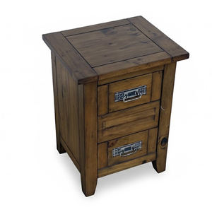 Meubles de salon Vietnam, bois de caoutchouc moderne, MDF, placage de chêne, durable, écologique, 2 tiroirs, armoire de salle à manger à panneaux surélevés, 1 an - Product Image 4