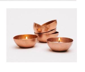 Nuevo cuenco y tarro de vela de Metal de lujo clásico con y sin cera para iluminar y decorar para festivales y suministros de regalos - Product Image 2