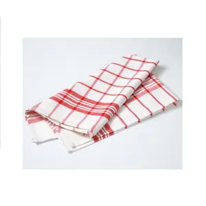 친환경 일회용 다목적 가정용 청소 테이블 타월 체크 인쇄 패턴 도매 사용자 정의 cheesecloth 차 수건