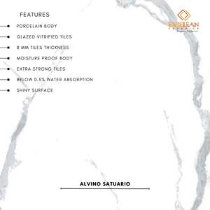 Statuario Blanco Negro Venas Mármol 60x60cm Porcelana Esmaltada Carreaux De Sol Vitrificado 24x24cm Azulejos Porcelanato Baldosa Alta - Product Image 4