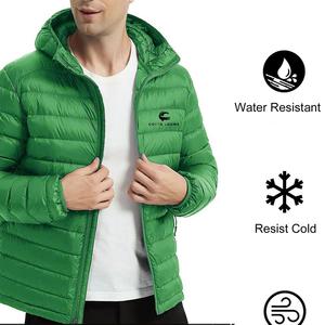 Recién llegado, chaqueta acolchada a la moda, con capucha, cálida, personalizada, ligera, OEM, ODM, moda, Premium, 2025, abrigo de alta calidad - Product Image 5