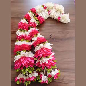 Nhân Tạo Hoa nhài Với Hoa Hồng Trang Trí Hoa Dây Đẹp Màu Đỏ Và Trắng Hoa Vòng Hoa Cho Đám Cưới Và Đảng Trang Trí - Product Image 3