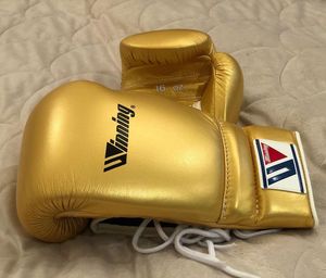 New Arrival Winning Leather Boxing Gloves with Personalized logo Professional Training Sparing MMA Boxing Gloves - Product Image 5