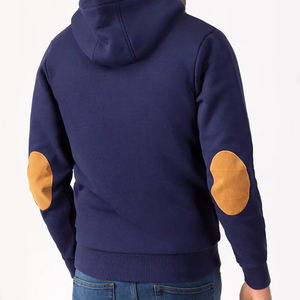 เสื้อมีฮู้ดสำหรับผู้ชายผ้าฟลีซ XS พิมพ์ลายมีซิปโอเวอร์ไซส์ผ้าคอตตอน450 GSM สำหรับฤดูหนาว - Product Image 3