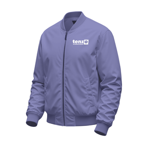 Unisex Bomber <b>Jacket</b> Polyester <b>Lightweight</b> Streetwear Full Zip Elastic Hem Bulk OEM Outerwear Manufacturer Supplier - Product Image 1