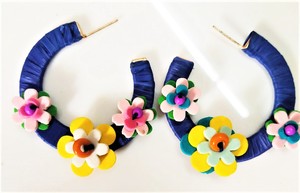 Pendientes colgantes con cristales y cuentas de flores para mujer, aretes Vintage hechos a mano, 2020 - Product Image 5