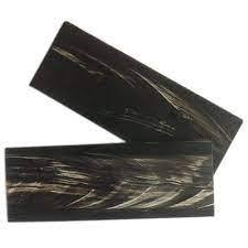 Marco óptico a escala hecho de placa de cuerno de búfalo Cuerno natural La mejor calidad de placa de cuerno de ágata marrón para marco de gafas de sol - Product Image 3