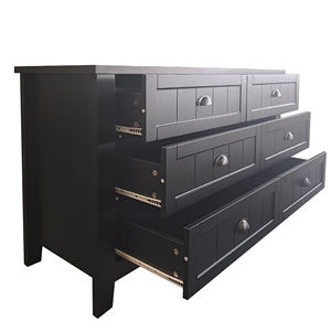 Otros muebles modernos para sala de estar Cajonera de madera Gabinete de almacenamiento de 6 cajones - Product Image 2