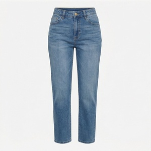 Classic Denim Suits <b>Women</b> Vintage Inspired Casual Breathable Straight 100% Cotton Regular Fit Quick Dry Pants - Product Image 1
