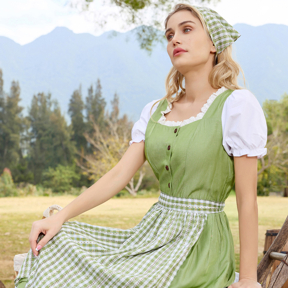 OEM Women Pioneer 3 Pieces Set - Historical Dress Collection
