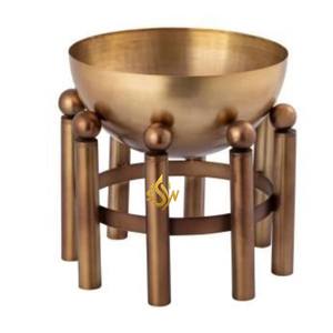 Nouveau design bol de service en métal bol à chocolat décoratif pour la maison support de conception de branche vaisselle bol à fruits secs doux écologique - Product Image 3