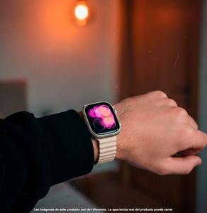 Montre connectée Microwear Ultra 4 Premium avec écran tactile, bracelet Ocean, chargeur magnétique, protection d'écran, noir et blanc - Product Image 5