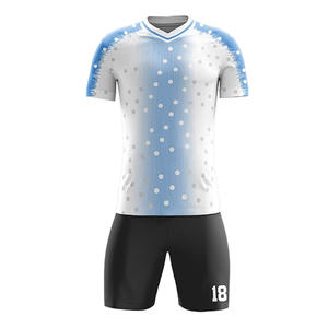 Uniforme de football décontracté respirant confortable pour adultes Design moderne avec blocage des couleurs à la mode france, maillots de football - Product Image 3