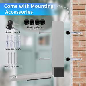 Mayoristas Personalizado Estilo Americano Montado EN LA Pared Buzón Seguridad Extra Tediton Cerradura Decoración Metal OEM ODM Personalizado - Product Image 4