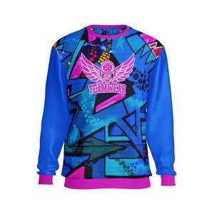 เสื้อกันหนาวมีฮู้ดสำหรับผู้หญิงเสื้อสเวตเชิ้ตคอตตอนคอกลมจัมเปอร์โอเวอร์ไซส์ลายนูนออกแบบได้ตามต้องการ - Product Image 1