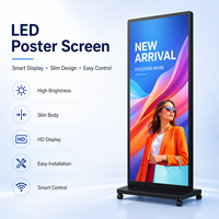 Schermo LED P1.86 per Poster, Display Digitale Portatile per Interni, per Pubblicità in Negozi al Dettaglio
