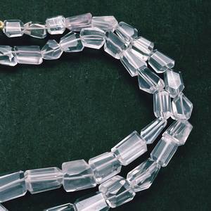 16 perles de culbutage à facettes collier fantaisie jaune naturel cadeau parfait pour les femmes sans nickel sans plomb - Product Image 1