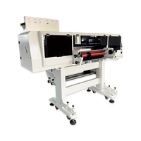 Imprimante d'étiquettes en cristal, imprimante industrielle UV DTF avec laminage automatique, machine d'impression d'autocollants en cristal 2 en 1