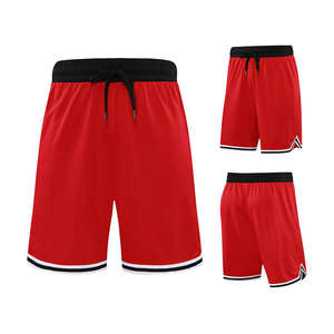 Pantalones Cortos Deportivos Casuales para Hombre, Cintura Alta, con Cordón Ajustable, Bolsillos, Secado Rápido y Transpirables, Logotipo Personalizado, Teñido Liso, Cantidad al por Mayor - Product Image 3