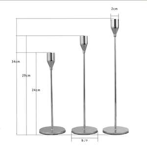 Portable Chandelier Stand Piliers Petit moyen et grande taille Bougeoir De Luxe vente chaude bougeoir de mariage en Offre Spéciale - Product Image 5