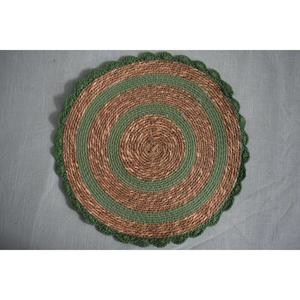 Mantel Nórdico Hecho a Mano de Pasto Marino con Dori de Algodón y Encaje de Algodón para Exportación - Product Image 3