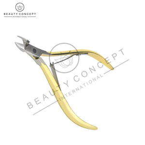 Nouveauté 2026 – Coupe-cuticules professionnel en acier inoxydable plaqué or, poignée dorée, ouverture large, qualité supérieure, best-seller - Product Image 3