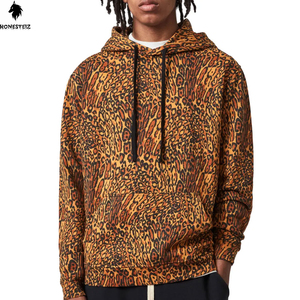 เสื้อฮู้ดดี้วินเทจฟอกสีสไตล์ดิสเทรส ผ้าฝ้ายเฟรนช์เทอร์รี่ 100% พิมพ์ลายปักนูนสำหรับผู้ชาย สีพื้น ไอเทมฤดูหนาว แห้งเร็ว - Product Image 3