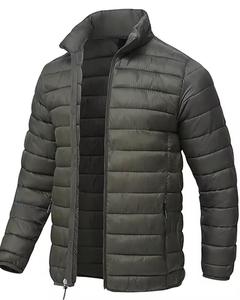Blouson matelassé pour homme, style 2025, col montant, vêtement décontracté, vestes de haute qualité - Product Image 3
