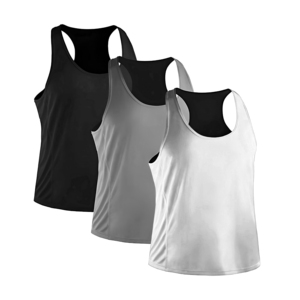 เสื้อกล้ามถักระบายอากาศน้ำหนักเบาขนาดใหญ่พิเศษสำหรับผู้ชายสดชื่นและสะดวกสบายสำหรับการผจญภัยกลางแจ้งในฤดูร้อน - Product Image 1