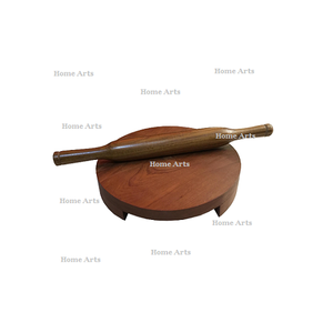 Tablero rodante de madera de diseño de tendencia con rodillo de madera Chakla Belan de primera calidad para uso de fabricación de Roti - Product Image 5