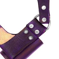 Haute qualité droitier renaissance cuir épée grenouille réglable 100% fait à la main en cuir véritable médiéval épée grenouille/support