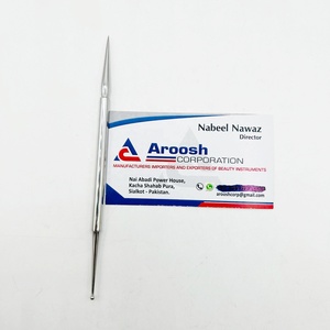 ที่ดันหนังกำพร้าสแตนเลสอย่างดี คุณภาพสูง ปลายสองด้านคม สำหรับตัดหนังกำพร้า - Product Image 5