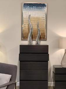 Gran oferta, elegante jarrón minimalista de aluminio pulido, diseño moderno contemporáneo con Base magnética para decoración de oficina en casa - Product Image 6