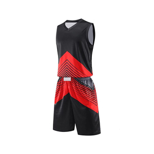 Tenue de basketball pour hommes, conception personnalisée pour équipes, imprimée, 100 % polyester, séchage rapide, tissu respirant, vêtements de sport durables sans manches - Product Image 1