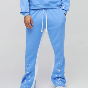 2025 Traje de sudor personalizado Imprimir Logo Flare Conjunto de chándal con capucha Venta al por mayor Precio bajo Mejor fabricación - Product Image 5