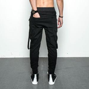 Pantalones de gimnasio elegantes para correr, ajustados, de alta calidad, informales, para entrenamiento deportivo, con logotipo personalizado - Product Image 3