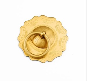 Laiton antique personnalisé anneau tirer heurtoir de porte haute qualité Satin poli moderne fer en alliage de Zinc accessoires de porte maison Garage utilisation - Product Image 2
