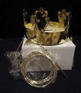 Oshun Dụng Cụ Kèm Vương Miện Dụng Cụ Và Vương Miện Oshun Bền Chất Lượng Cao Bằng Kim Loại Đồng Thau Nguyên Chất Dùng Cho Tôn Giáo Và Trang Trí Nhà Cửa Bán Sỉ - Product Image 3