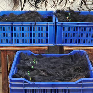 Extensiones de Cabello Humano Natural del Sur de la India, 100% Auténtico Cabello de Templo Virgen Remy, Doble Trama a Máquina, Rizado Profundo, 12-38 Pulgadas, Todos los Colores - Product Image 2